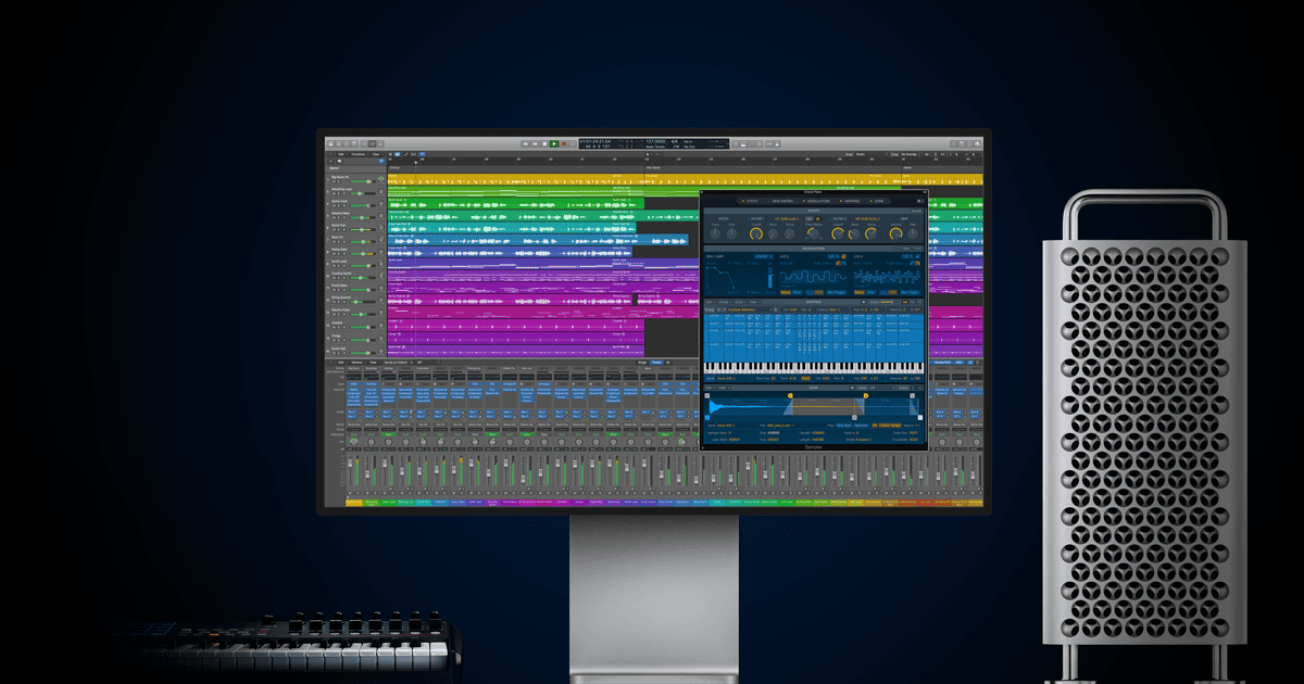 Logic Pro Download Screenshot of Logic Pro DAW Interface